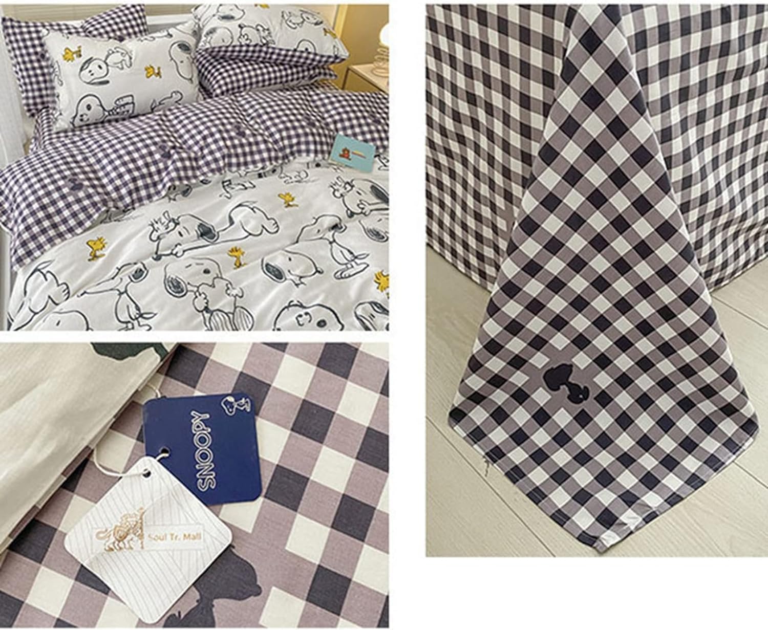 スヌーピー 布団カバー 3点セット シングル 寝具カバーセット 掛け布団